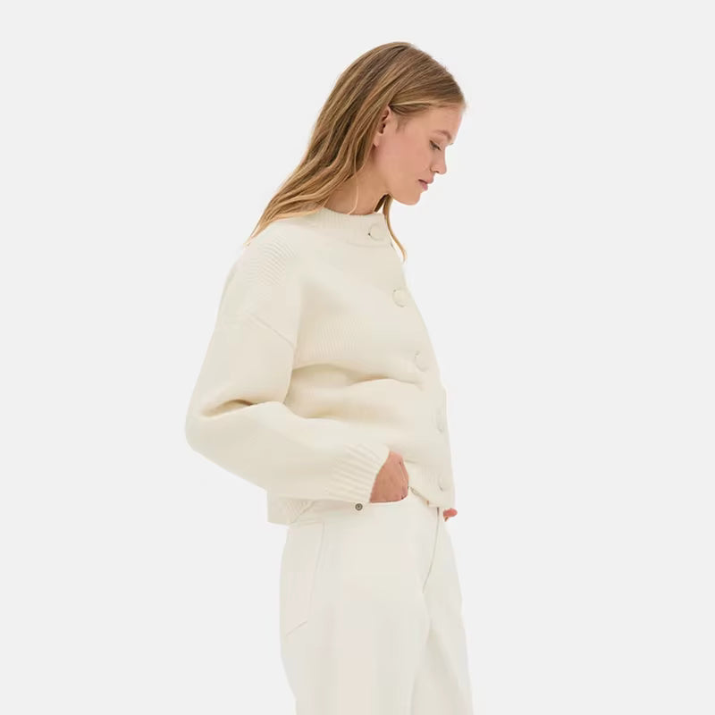 Knitted Single Breasted Cardigan