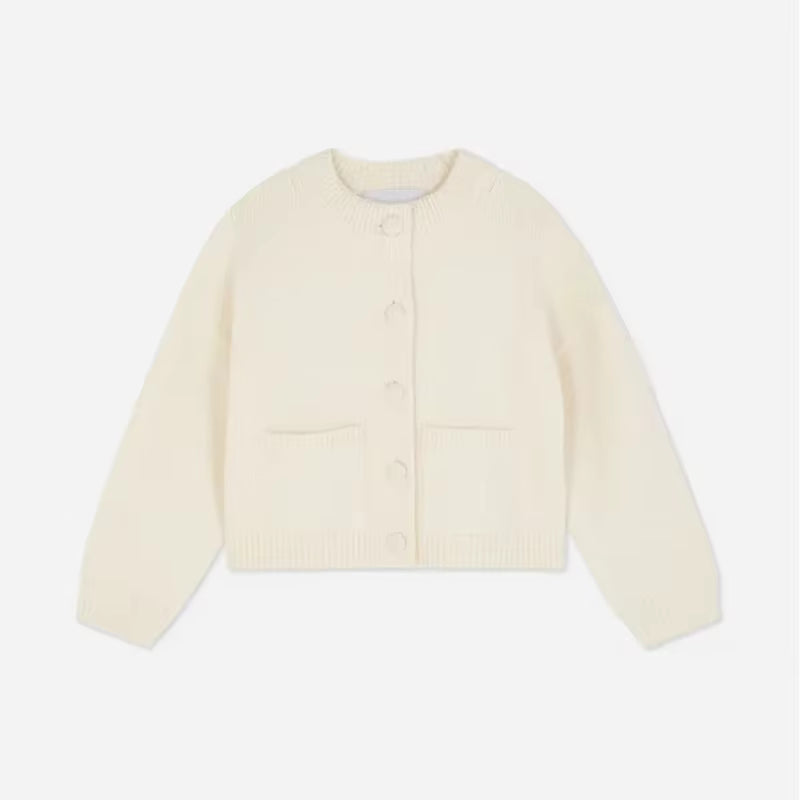 Knitted Single Breasted Cardigan