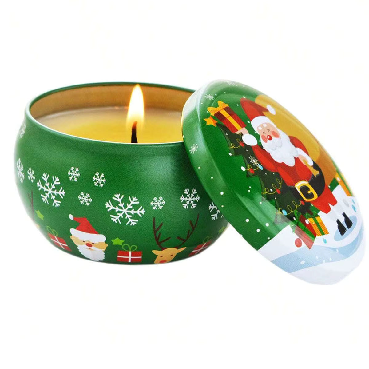 Christmas Santa Candle