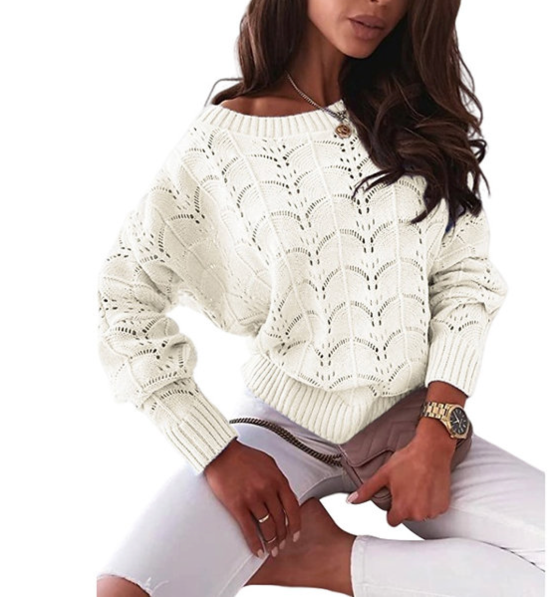Lightweight Hollow Sweater
