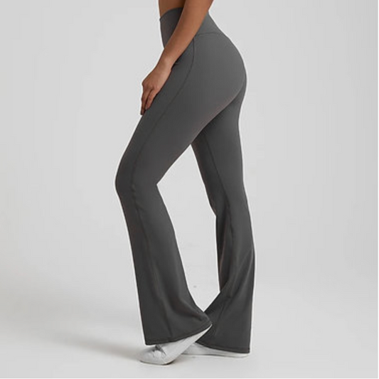 High-Waisted Seamless Flared Leggings