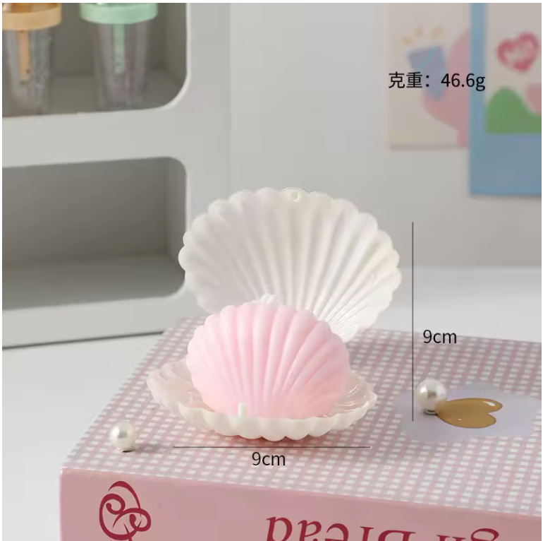 Seashell Pearl Natural Candle Set
