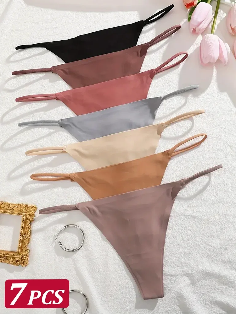 Seamless Thong Underwear - 7 Piece Set
