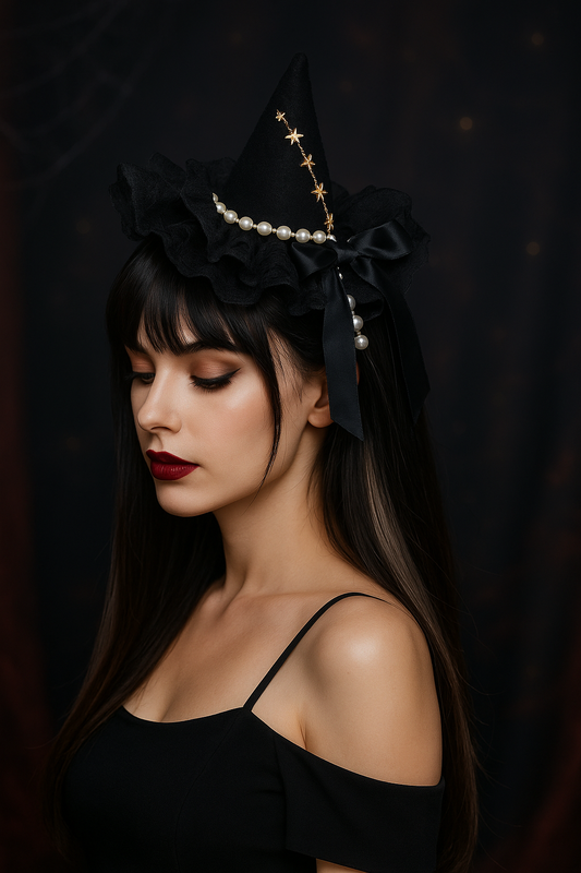 Handmade Gothic Lolita Lace Witch Hat