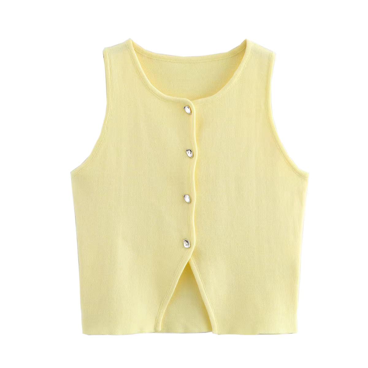 Slim-Fit Knit Vest