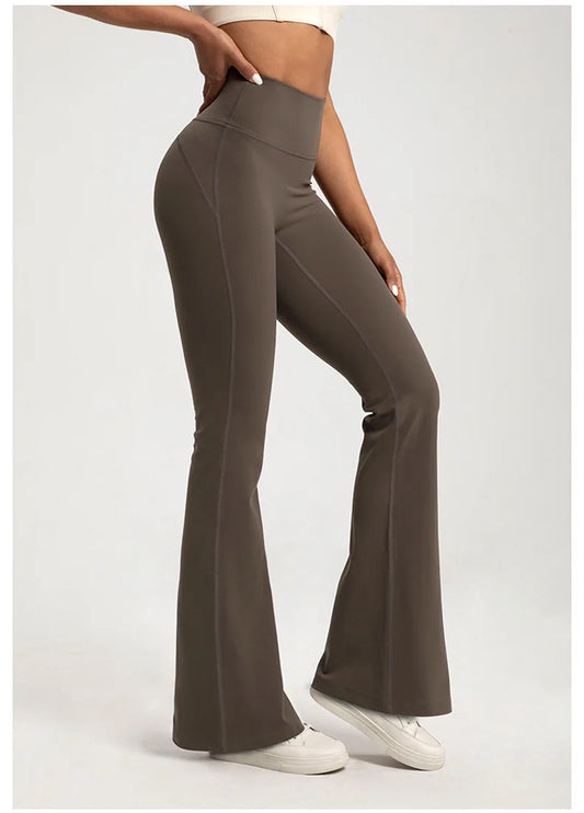 Flared Cotton Yoga Pants
