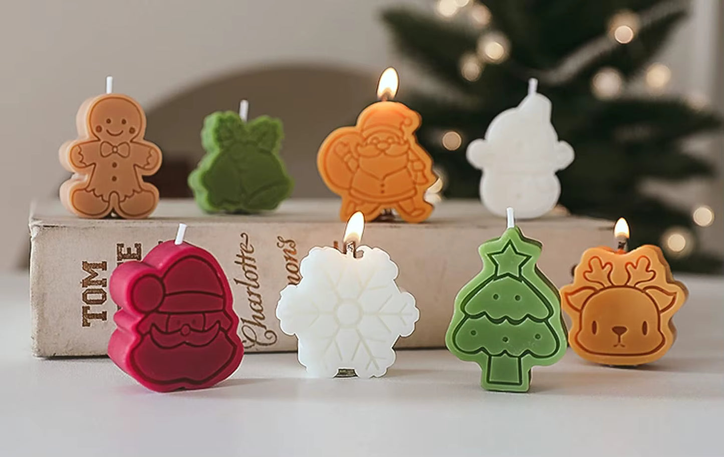 Christmas Candles Set