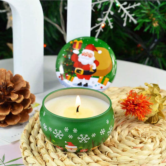 Christmas Santa Candle