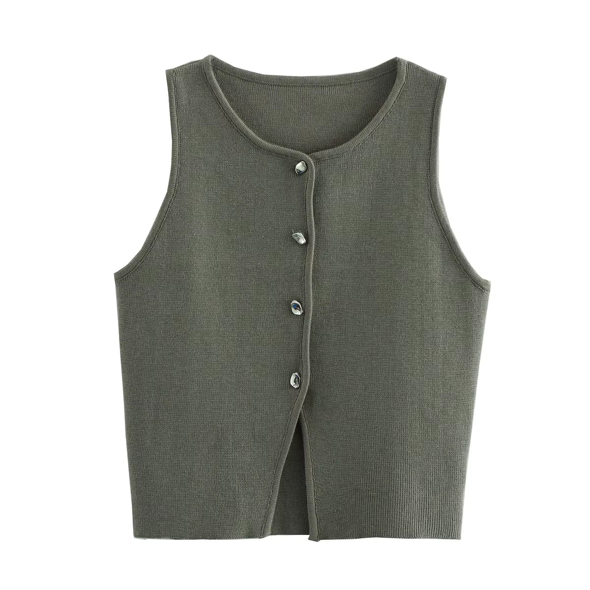 Slim-Fit Knit Vest