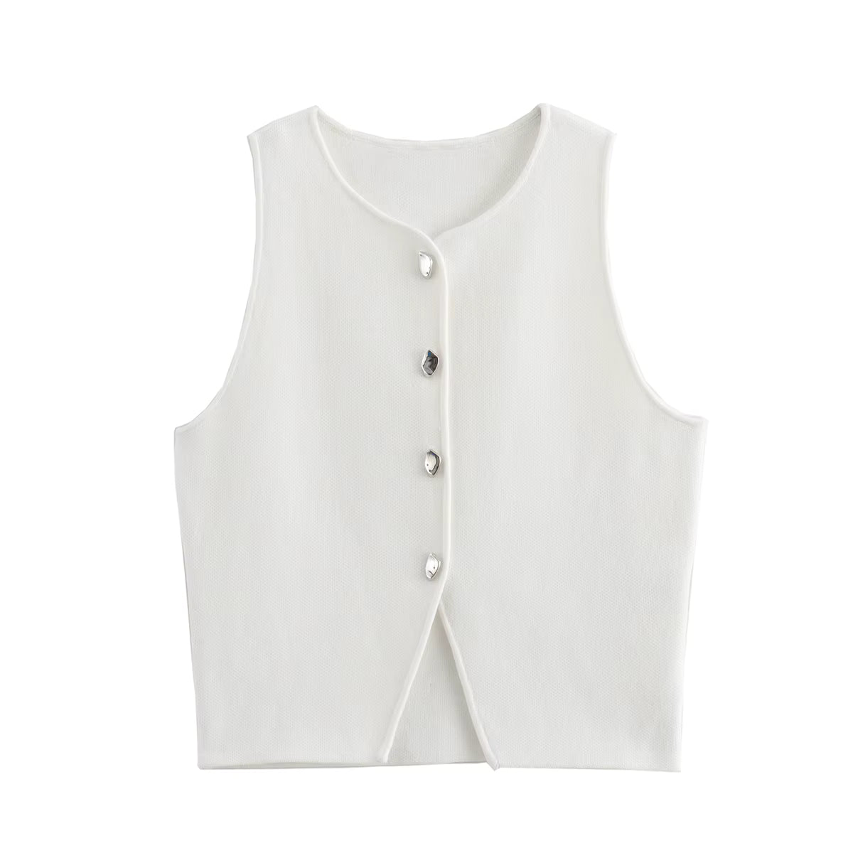 Slim-Fit Knit Vest