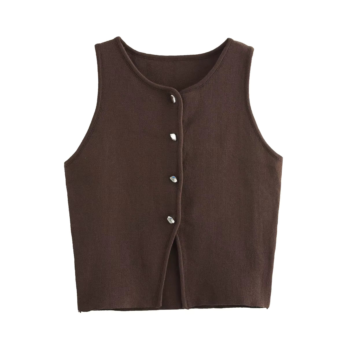 Slim-Fit Knit Vest