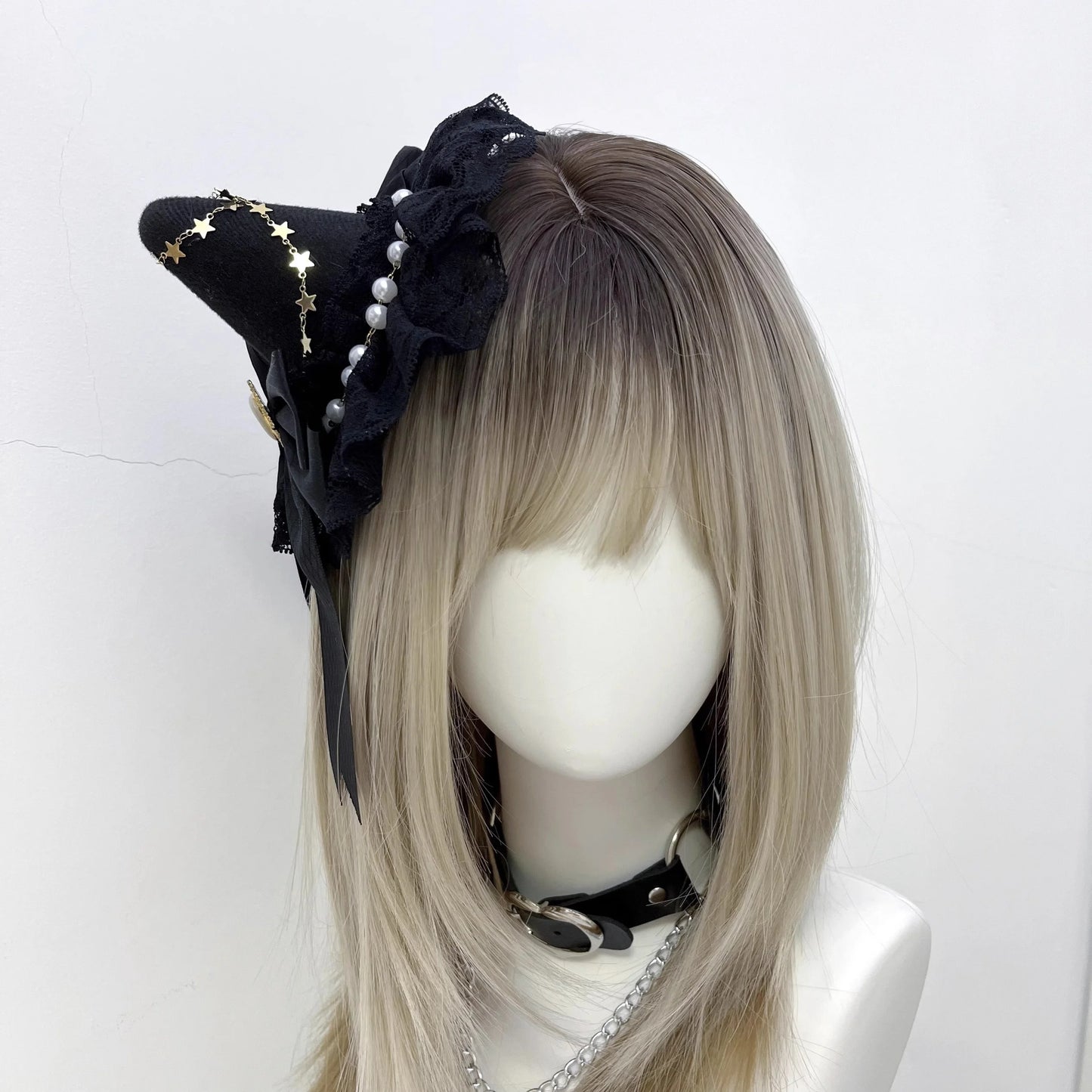 Handmade Gothic Lolita Lace Witch Hat