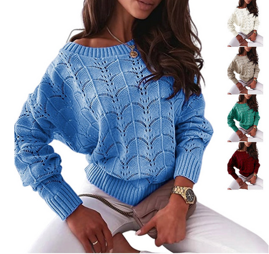 Lightweight Hollow Sweater
