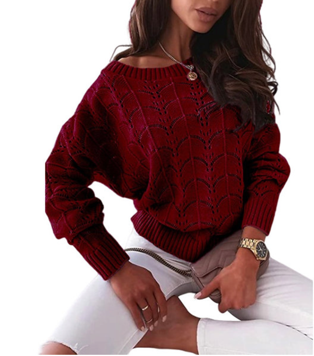 Lightweight Hollow Sweater