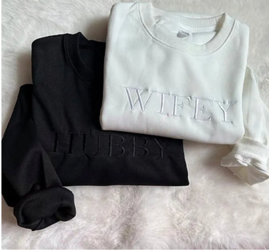 Embroidered Crew Sweater Unisex