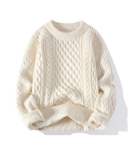 Mens Cable Knit Sweater