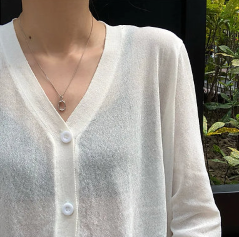 Ice Silk Summer Evening Cardigan Top