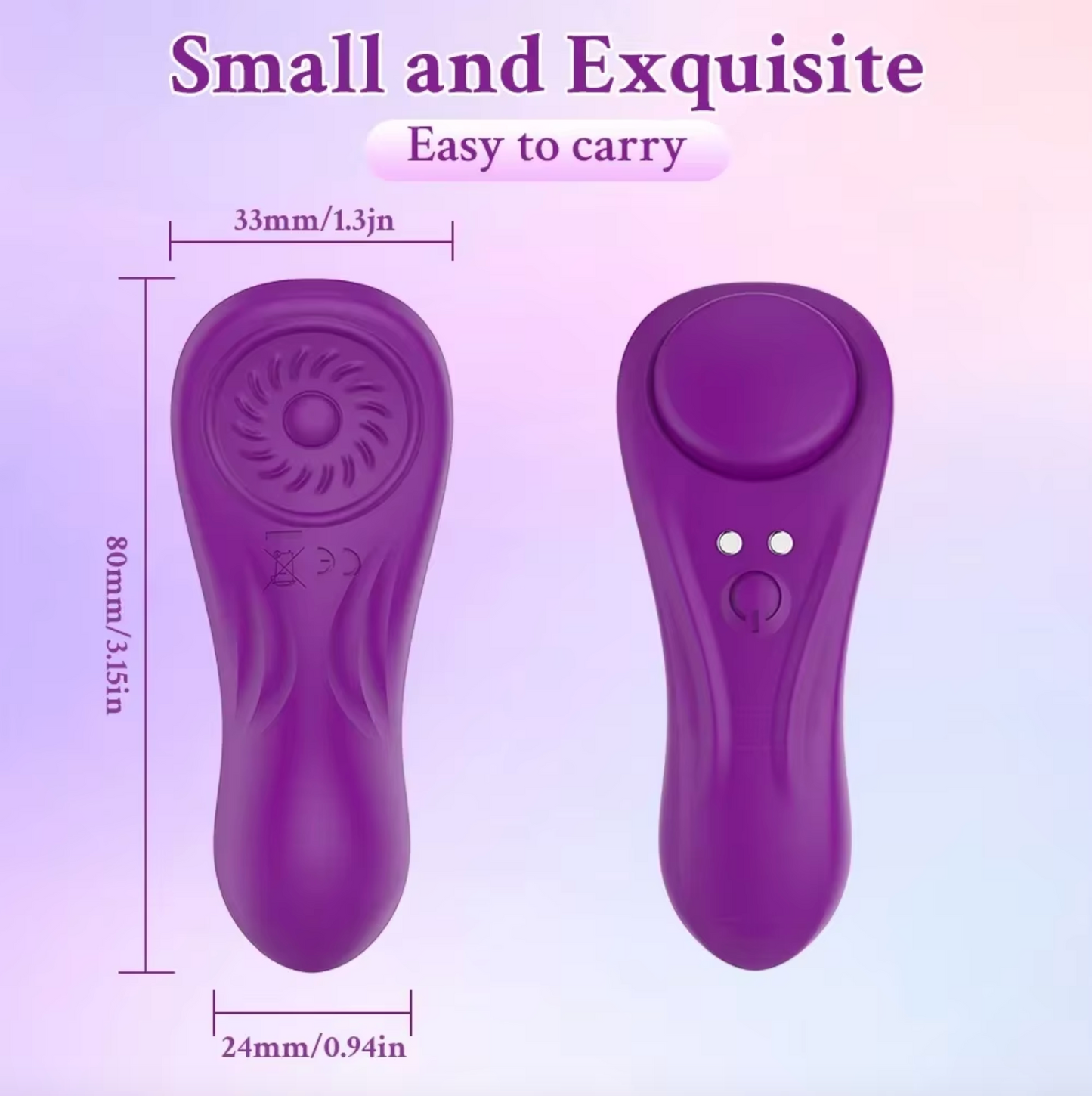 Discreet Mini Clitoral Stimulator – Compact, Wearable & Remote-Controlled (Couples, Pegging & Solo Play)