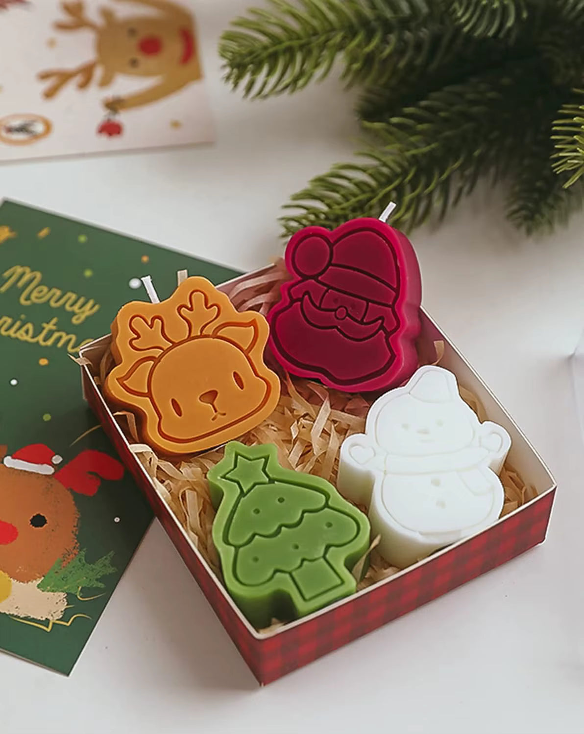 Christmas Candles Set