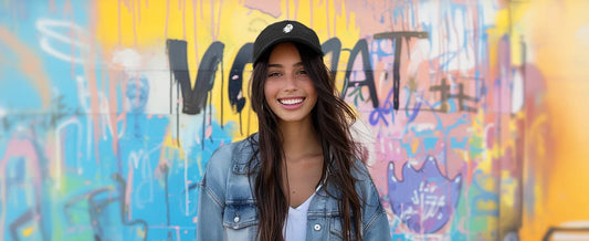 Ghost Embriodery Womens Baseball Hat