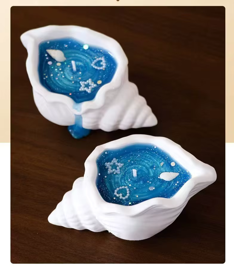 Seashell Ocean Candle
