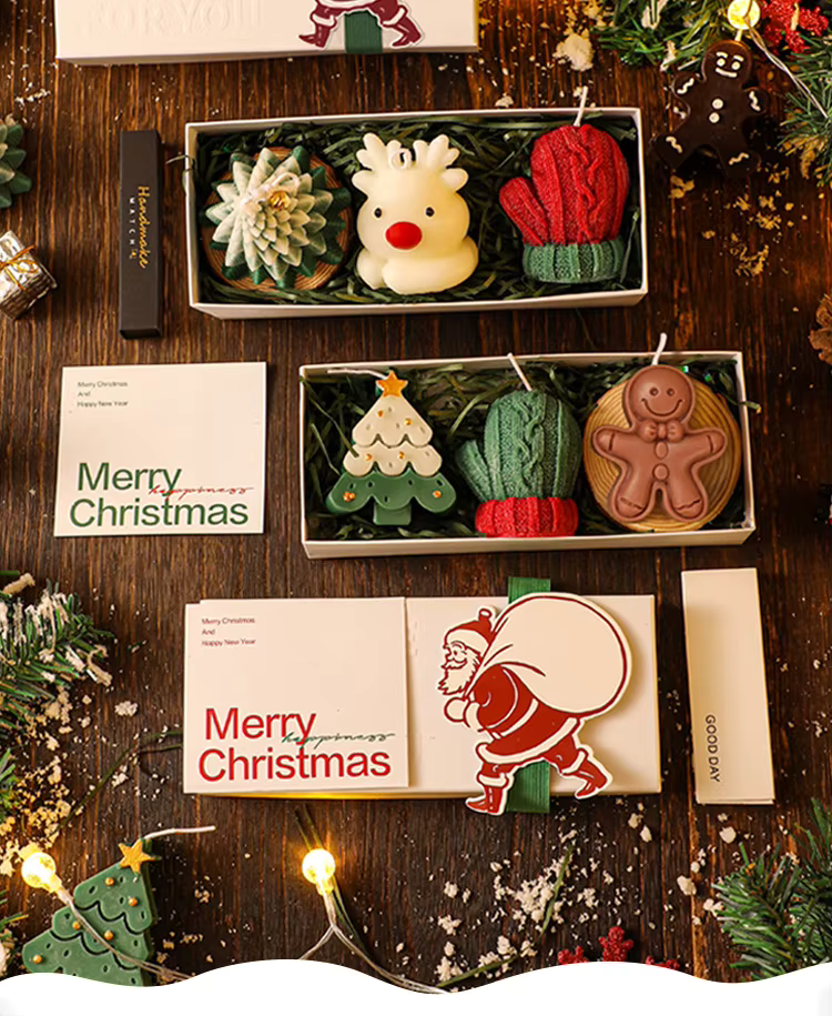 Christmas Candles Gift Box Set