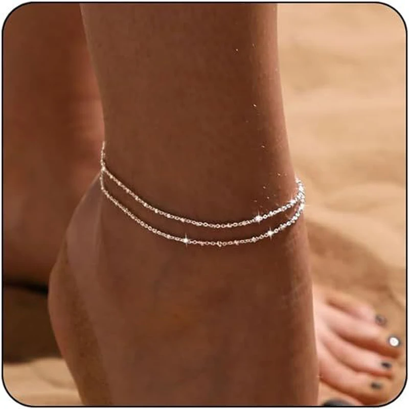 Waterproof 14k Plated Anklet