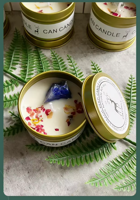 Crystal Stone Flower Candle