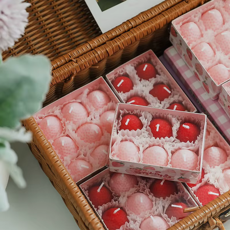 Aromatherapy Strawberry Candles