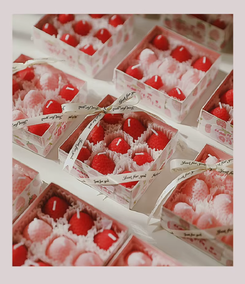 Aromatherapy Strawberry Candles