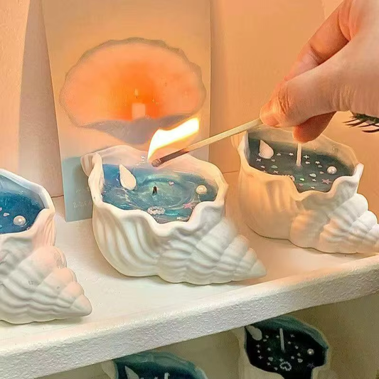 Seashell Ocean Candle