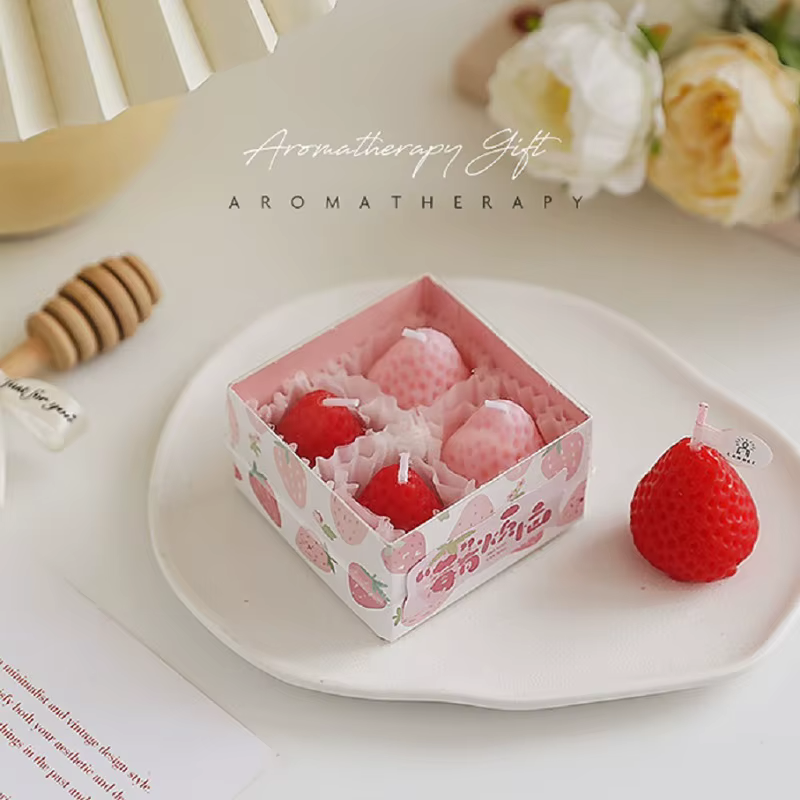 Aromatherapy Strawberry Candles