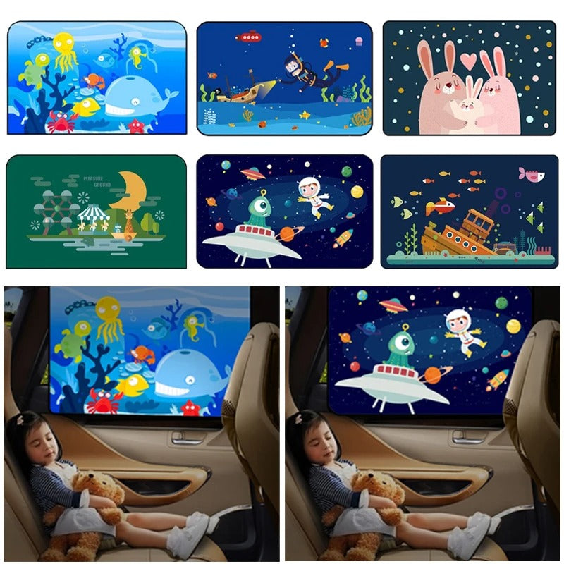 Magnetic Car Side Window Sunshade | UV Protection Privacy Shade for Kids & Passengers