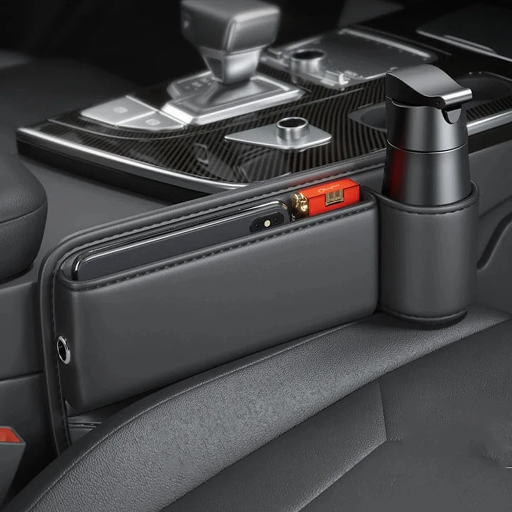 Premium Car Seat Gap Organiser with Cup Holder
