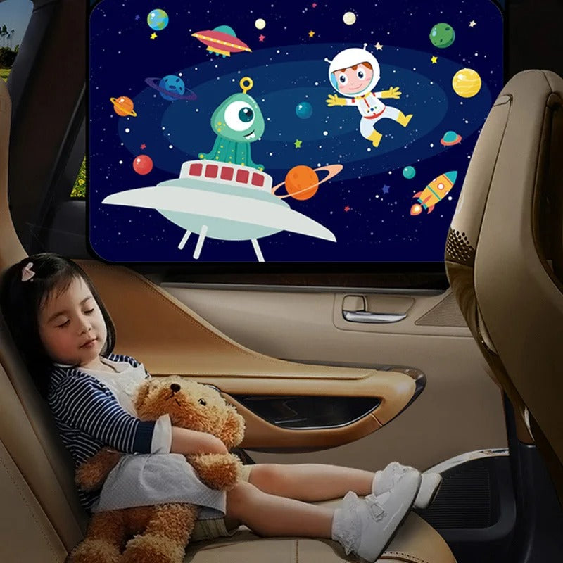 Magnetic Car Side Window Sunshade | UV Protection Privacy Shade for Kids & Passengers