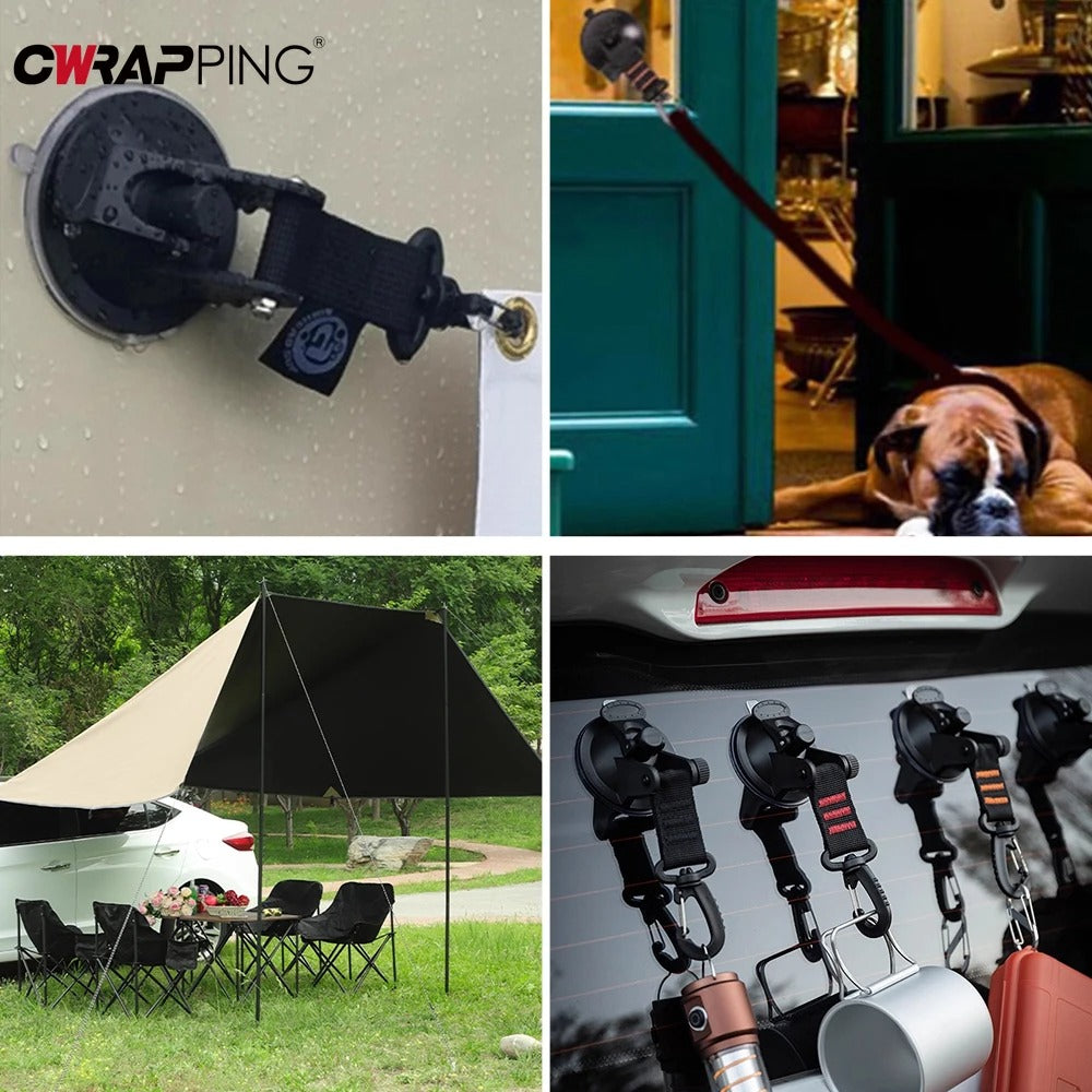 Premium Heavy-Duty Suction Cup Awning Anchors