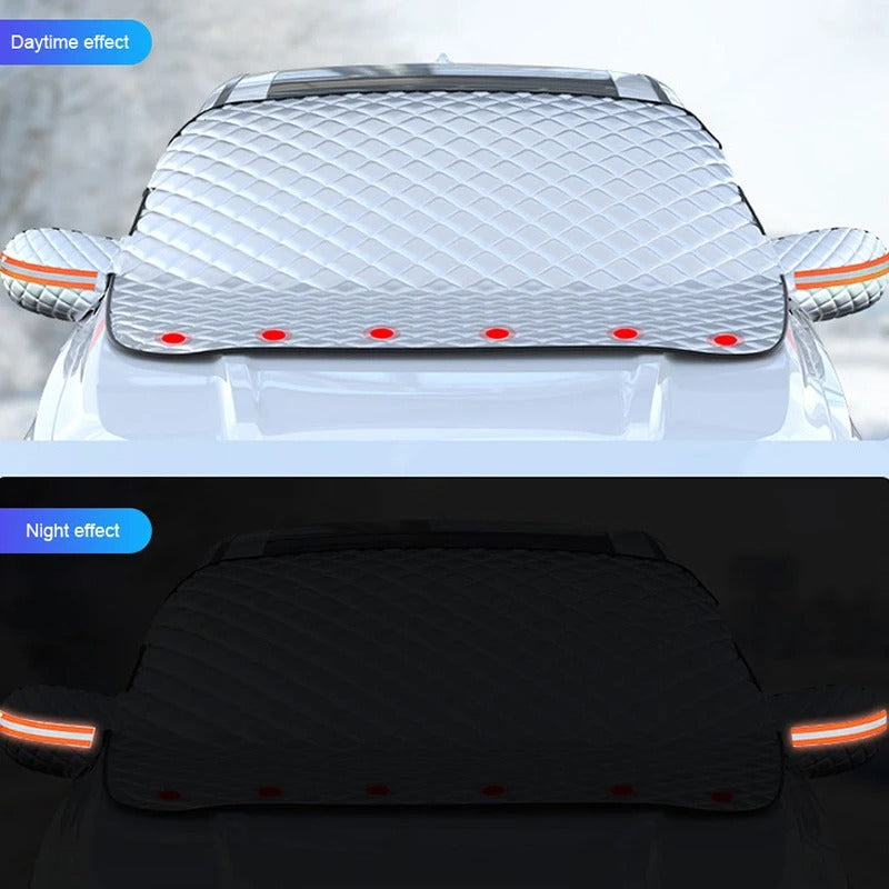 The Castel Magnetic Windshield Snow & Frost Cover | All-Season Waterproof Windscreen Protector