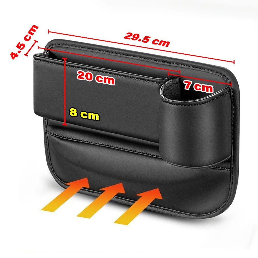 Premium Car Seat Gap Organiser with Cup Holder